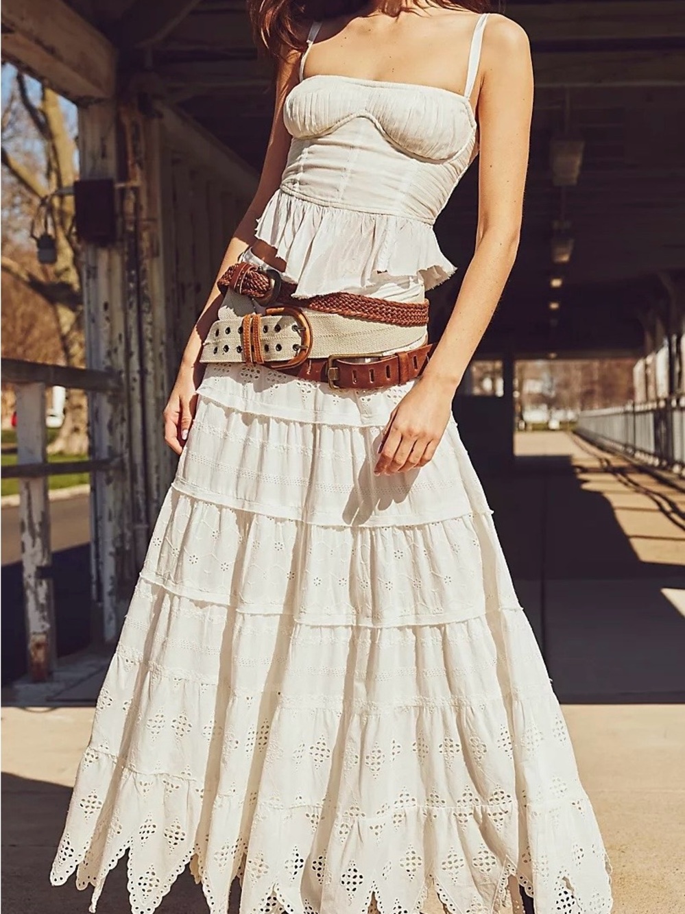 Free People Prairie Skirt size medium